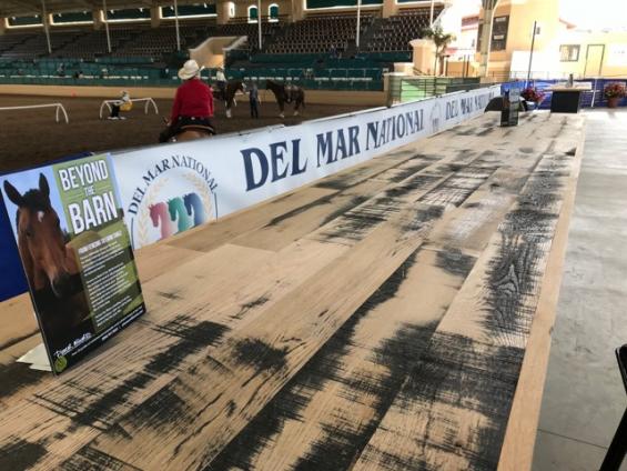 Pioneer Millworks Reclaimed Oak Black and Tan 50/50 table top