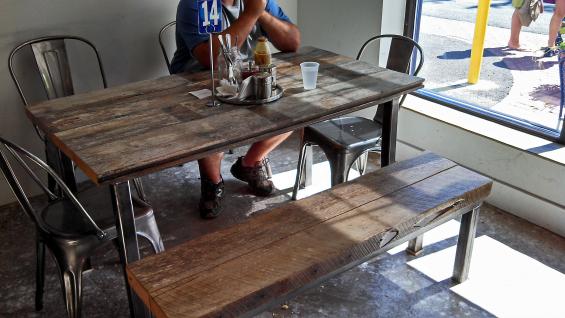 Reclaimed Table Top and Bench Top