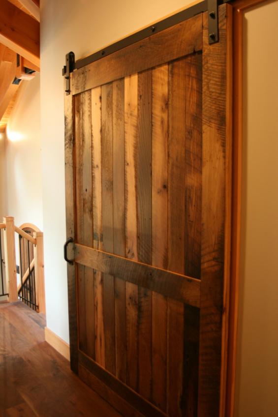 Reclaimed Settlers' Plank Flat Track Door