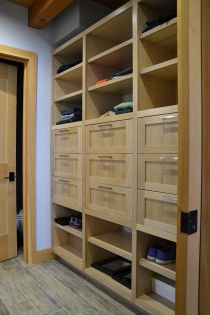 Reclaimed Maple and Beech Cabinetry