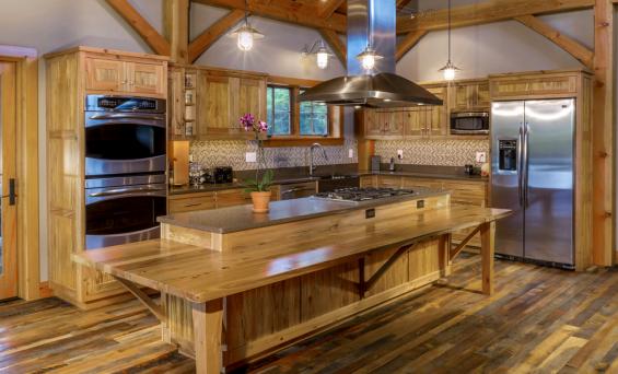 Reclaimed Beech Cabinetry