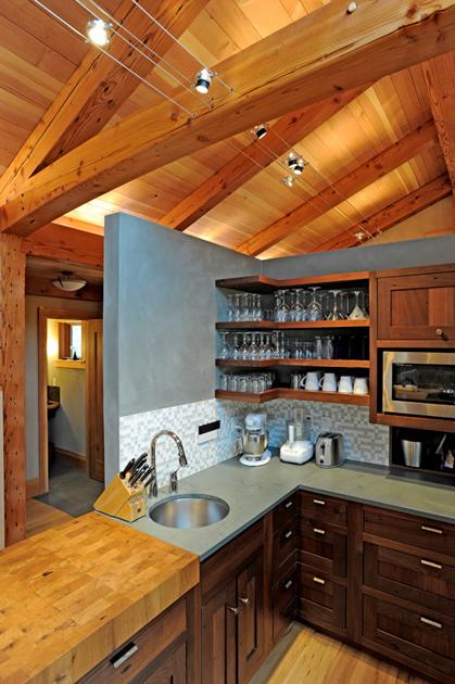 Reclaimed Walnut Cabinetry