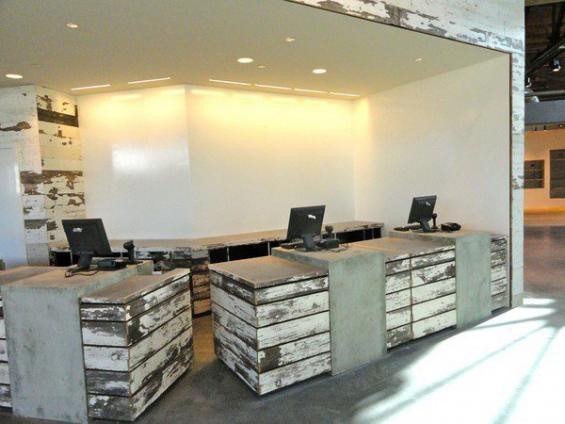 Pioneer Millworks Reclaimed Barnwood American Prairie Original Painted White Cash Wrap in Anthropologie