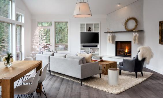 Pioneer Millworks reclaimed wood--Ash--American Gothic--Reclaimed Wood Flooring with a custom finish