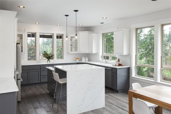 Pioneer Millworks reclaimed wood--Ash--American Gothic--Reclaimed Wood Flooring with a custom finish