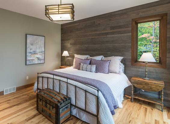 Pioneer Millworks reclaimed wood--Ash--American Gothic--Reclaimed Wood Paneling with a custom finish
