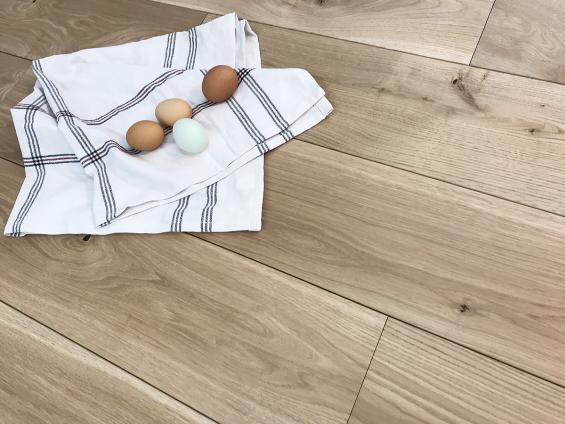 Pioneer Millworks Modern Farmhouse Flooring and Paneling, Clean White Oak in Naked