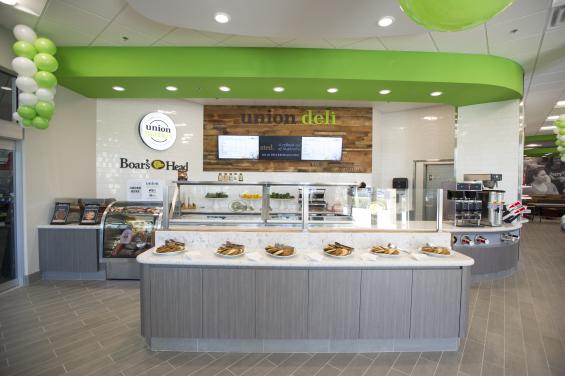 Pioneer Millworks reclaimed Grandma's Attic paneling at Union Market, Barry University Florida