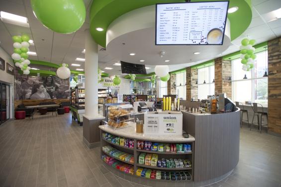 Pioneer Millworks reclaimed Grandma's Attic paneling at Union Market, Barry University Florida