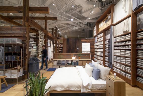 Pioneer Millworks as found Douglas fir timbers and American Prairie Brown Board reclaimed wood wall paneling