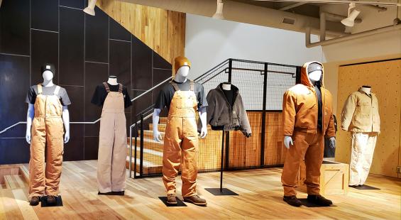 Pioneer Millworks Reclaimed American Gothic Ash with Hardwax Oil in Carhartt, Detroit MI