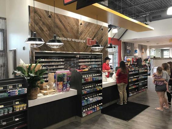 Pioneer Millworks American Prairie Brown Board paneling. 