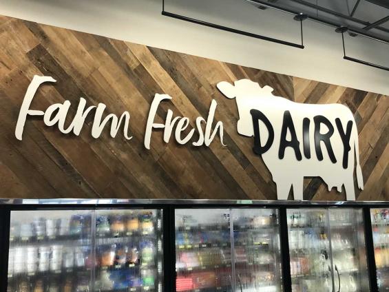 Pioneer Millworks American Prairie Brown Board paneling. 