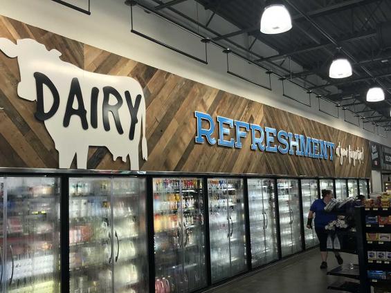 Pioneer Millworks American Prairie Brown Board paneling. 