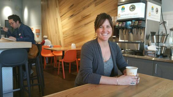 Pioneer Millworks Maraschino Cherry Vat Stock wall paneling and tabletops.