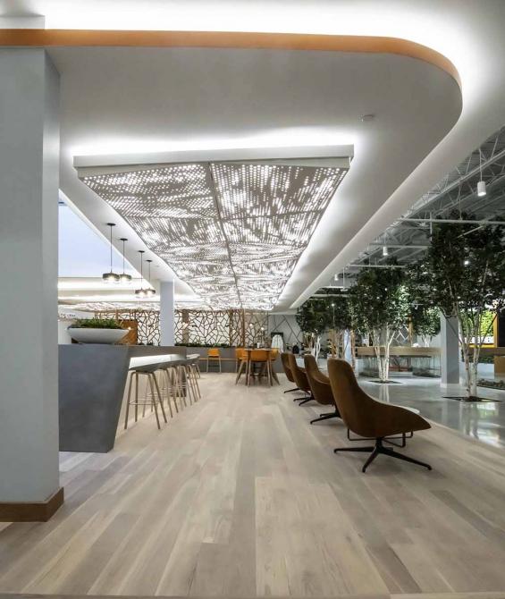 Pioneer Millworks Modern Farmhouse Clean White Oak flooring.