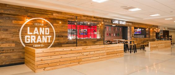 Pioneer Millworks reclaimed wood–Settlers' Plank Chestnut wall paneling. 