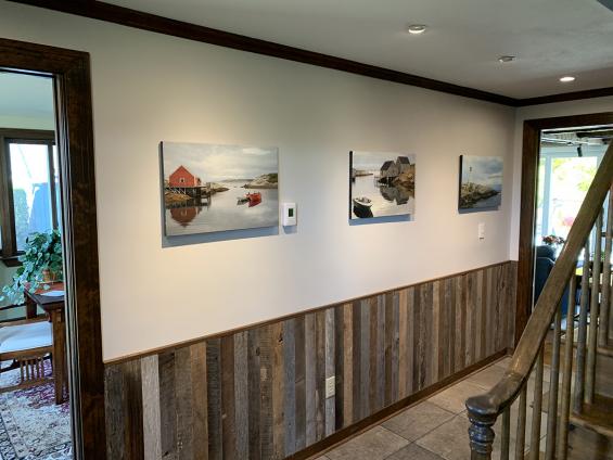 Pioneer Millworks American Prairie Taphouse wall paneling––Private Residence.