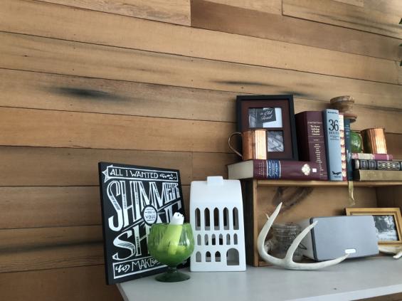 Pioneer Millworks Reclaimed Redwood Wine Vat shown in Center Cut--Batch 12031 from Finger Lakes, NY