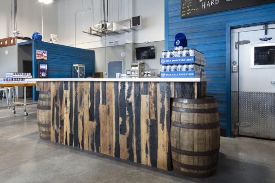 Pioneer Millworks Shou Sugi Ban Larch Cobalt. Photos by Matt Whittmeyer