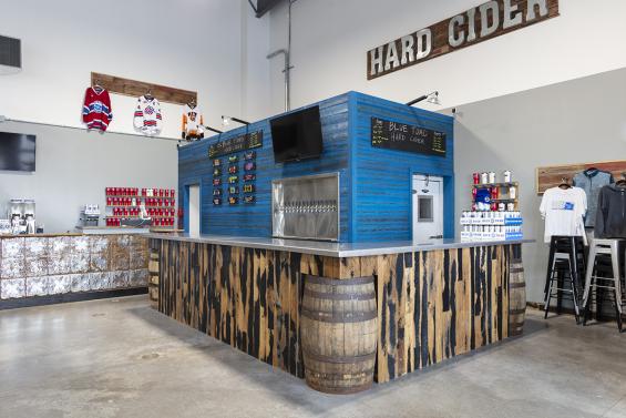 Pioneer Millworks Shou Sugi Ban Larch Cobalt. Photos by Matt Whittmeyer