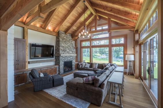Pioneer Millworks Modern Farmhouse Clean White Oak with a Walnut Rubio Finish