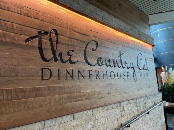 The Country Cat Dinehouse & Market—PDX Airport, OR featuring our reclaimed Vinegar Vat Stock
