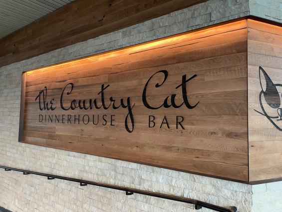 The Country Cat Dinehouse & Market—PDX Airport, OR featuring our reclaimed Vinegar Vat Stock