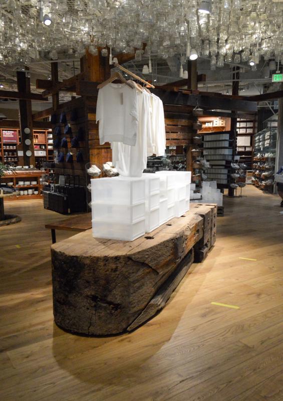 Pioneer Millworks as found Douglas fir timbers and American Prairie Brown Board reclaimed wood wall paneling