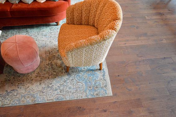 The Hoxton Hotel in Portland, OR featuring our Black and Tan, Oak in a custom finish.