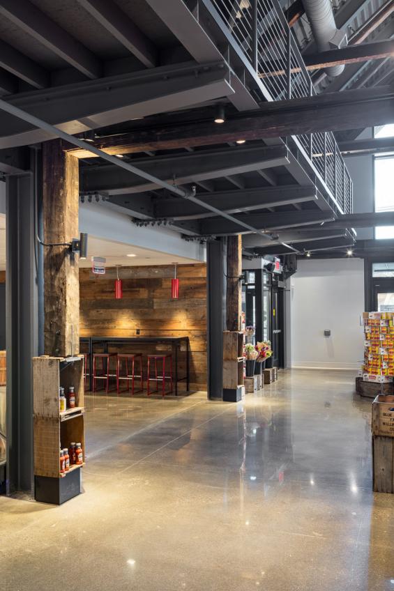 Previte's Marketplace in Hanover, MA featuring Pioneer Millworks Corral Board siding. Photography © Greg Premru 2020