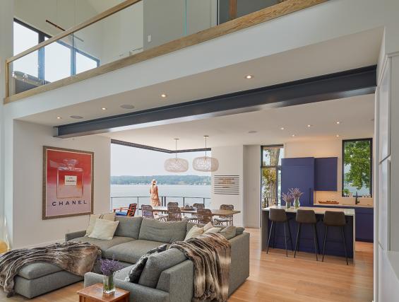 Pioneer Millworks Modern Farmhouse Clean White Oak Flooring. Photo © Tim Wilkes