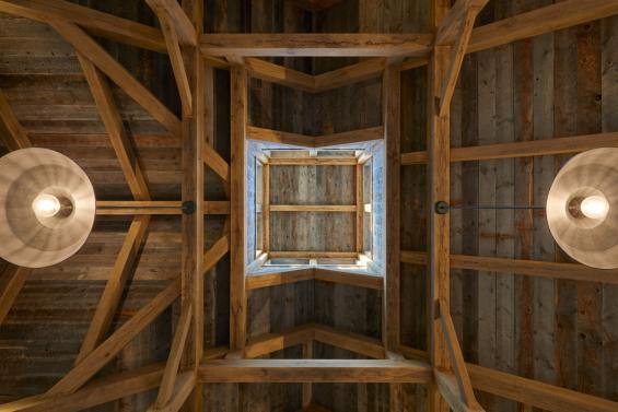 Pioneer Millworks Farmed Board Siding featured on a private barn in Upstate New York. Photos by Tim Wilkes