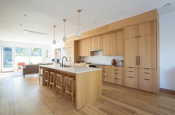 Pioneer Millworks Reclaimed American Gothic Ash Flooring - Photos by Cristin Norine