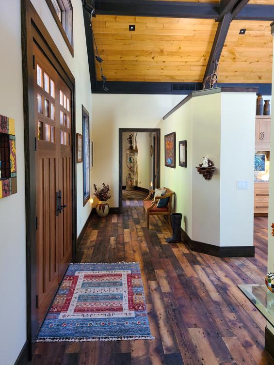 Pioneer Millworks Shou Sugi Ban Toasted Larch Siding and Granary Flooring