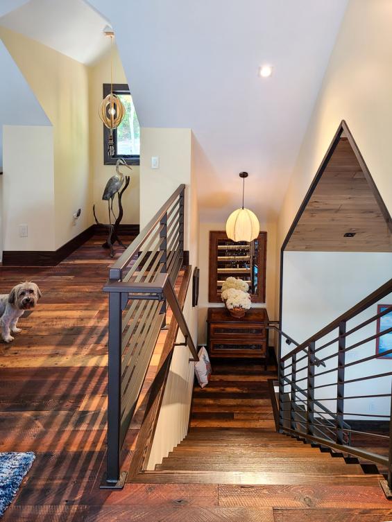 Pioneer Millworks Shou Sugi Ban Toasted Larch Siding and Granary Flooring