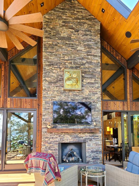 Pioneer Millworks Shou Sugi Ban Toasted Larch Siding and Granary Flooring
