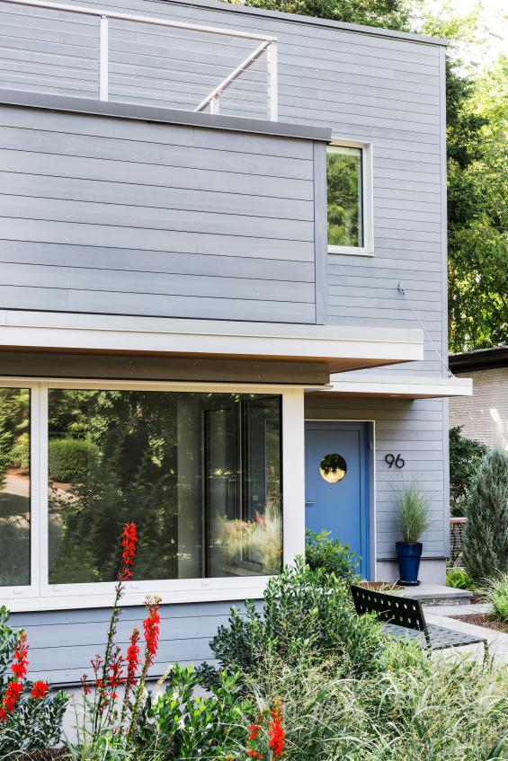 Private Residence featuring our Accoya Pebble Siding
