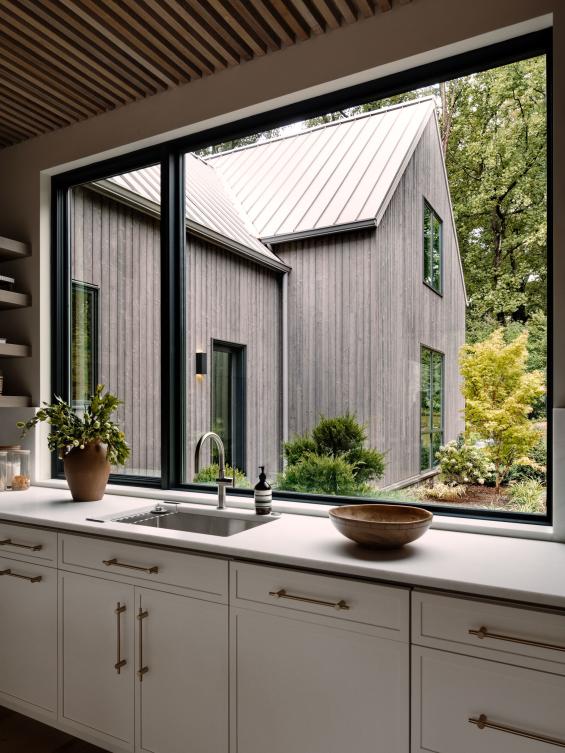 Pioneer Millworks Shou Sugi Ban Larch Smoke Siding Photo by Peak Visuals