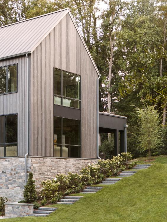 Pioneer Millworks Shou Sugi Ban Larch Smoke Siding Photo by Peak Visuals
