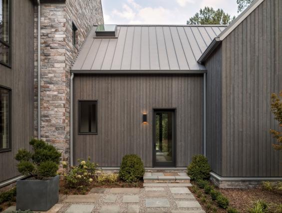 Pioneer Millworks Shou Sugi Ban Larch Smoke Siding Photo by Peak Visuals