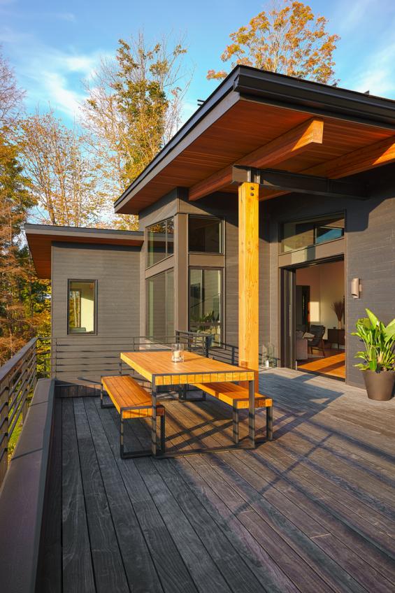 Pioneer Millworks Accoya Color—Grey Decking