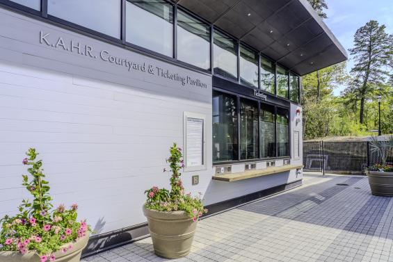 Pioneer Millworks Accoya Nickel at Heritage Museums & Gardens Barbey Family Welcome Center. Photo by: Justin Valadez/Dellbrook|JKS 