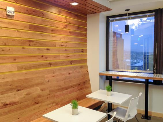 Pioneer Millworks Reclaimed Mixed Oak, Black & Tan—Tan.